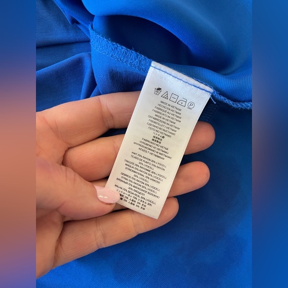 Michael Kors Blue Sleeveless Women's Top Size Small - Picture 5 of 7